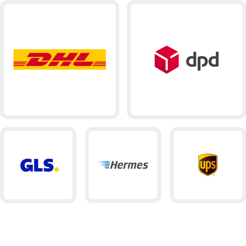 Kartons nach Versandunternehmen