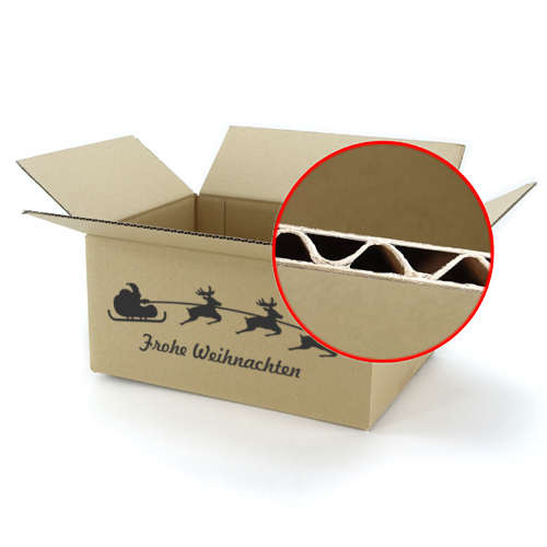 Einwellige Weihnachtskartons