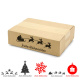 200x150x50 mm einwellige Kartons mit Weihnachtsmotiv