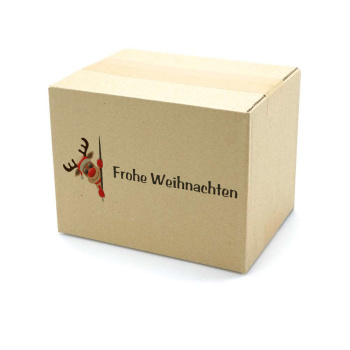 200x150x150 mm einwellige Kartons mit Weihnachtsmotiv