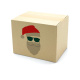 200x150x150 mm einwellige Kartons mit Weihnachtsmotiv