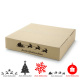 293x293x59 mm einwellige Kartons mit Weihnachtsmotiv