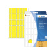 HERMA Vielzwecketiketten gelb 12x30 mm Papier matt 1120 St.