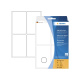 HERMA Vielzwecketiketten weiß 52x82 mm Papier matt 128 St.