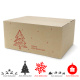 450x350x200 mm einwellige Kartons mit Weihnachtsmotiv