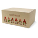 450x350x200 mm einwellige Kartons mit Weihnachtsmotiv