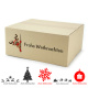 350x300x150 mm einwellige Kartons mit Weihnachtsmotiv