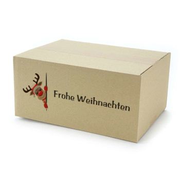 300x215x140 mm einwellige Kartons mit Weihnachtsmotiv