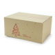 300x215x140 mm einwellige Kartons mit Weihnachtsmotiv