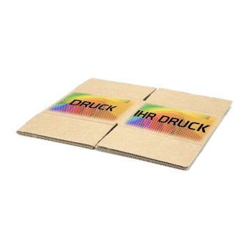 140x140x100 mm einwellige Kartons mit Digitaldruck