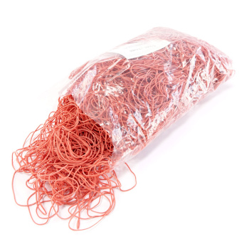 1000 Gramm Gummiringe rot, 1 mm