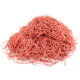 1000 Gramm Gummiringe rot, 1 mm