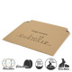 275x185x0-32 mm Versandtasche aus Wellpappe B5+ quer mit Ostermotiv
