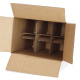 235x160x330 mm 6er Flaschenkarton mit Digitaldruck
