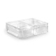 Euroboxen 300x200x120 mm transparent, geschlossen, Handgriffe geschlossen