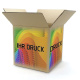 300x300x100-300 mm zweiwellige Kartons mit Digitaldruck