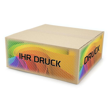 350x350x140 mm einwellige Kartons mit Digitaldruck