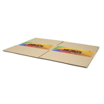 350x350x140 mm einwellige Kartons mit Digitaldruck