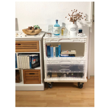 Rollwagen mit 4 Bremsen für Euroboxen 600x400 mm,...