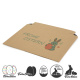 205x100x0-30 mm Versandtasche aus Wellpappe quer mit Ostermotiv