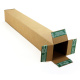 860x111x111 mm Teleskop-Versandhülse quadratisch