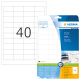 HERMA Etiketten Premium A4, weiß 48,5x25,4 mm Papier matt 1000 St.