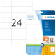 HERMA Etiketten Premium A4, weiß 70x37 mm Papier matt 600 St.