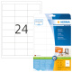 HERMA Etiketten Premium A4, weiß 66x33,8 mm Papier matt 600 St.