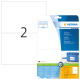 HERMA Etiketten Premium A4, weiß 210x148 mm Papier matt 50 St.