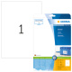 HERMA Etiketten Premium A4, weiß 210x297 mm Papier matt 25 St.