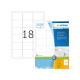 HERMA Adressetiketten Premium A4, weiß 63,5x46,6 mm Papier matt 1800 St.