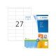 HERMA Etiketten Premium A4, weiß 70x32 mm Papier matt 2700 St.