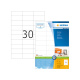 HERMA Etiketten Premium A4, weiß 70x29,7 mm Papier matt 3000 St.