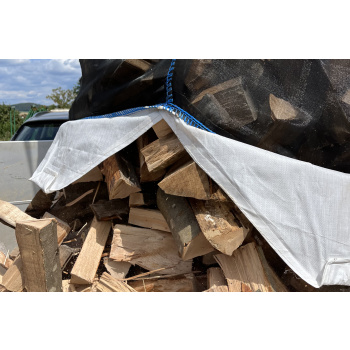 1000x1000x1200 mm Big Bags für Holz, mit Sternenboden, Traglast 1000 kg