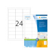 HERMA Adressetiketten Premium A4, weiß 63,5x33,9 mm Papier matt 2400 St.