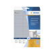 HERMA Typenschildetiketten A4 silber 63,5x29,6 mm extrem stark haftend Folie matt 675 St.