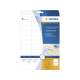 HERMA Etiketten transparent matt A4 48,3x25,4 mm Folie 1100 St.