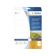 HERMA Etiketten transparent glasklar A4 96x50,8 mm transparent klar Folie glänzend 250 St.