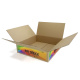 600x600x150 mm einwellige Kartons mit Digitaldruck