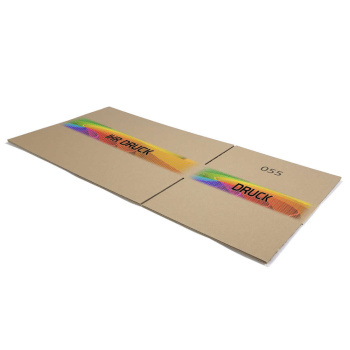 750x430x130 mm einwellige Kartons mit Digitaldruck