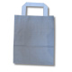 250 Papiertragetaschen mit Griff 220x100x280 mm grau