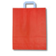 250 Papiertragetaschen mit Griff 320x120x400 mm rot