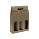 270x90x385 mm 3er Tragekarton Fibra Bronze Metallic