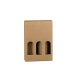 170x55x240 mm 3er Faltschachtel Piccolo Natur
