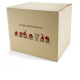 500x400x400 mm zweiwellige Kartons mit Weihnachtsmotiv