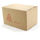 550x350x220-320 mm zweiwellige Kartons mit Weihnachtsmotiv
