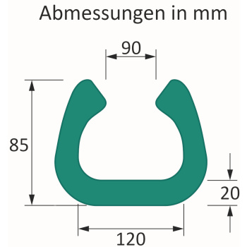 24 Stück U-Schaumprofil Kantenschutz für...
