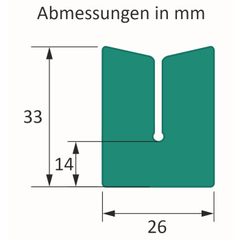 200 Stück RS-Schaumprofil Kantenschutz 25-35 mm