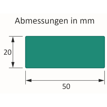 200 Stück R-Schaumprofil Kantenschutz 50x20 mm