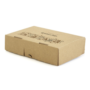 182x112x45 mm Maxibrief Karton mit Weihnachtsmotiv